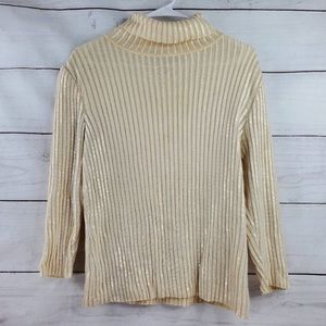 St John Evening Santana Embellished Turtle Neck